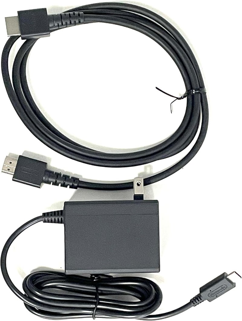 PEGLY OEM AC Adapter and HDMI Cable Compatible with Nintendo Switch and Switch OLED 5V-1.5A 15V 2.6A - Image 2